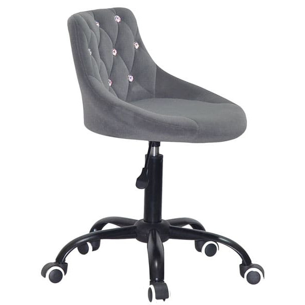 Стілець Onder Mebli FORO+SV BK-OFFICE Сірий B-1004 Оксамит-2