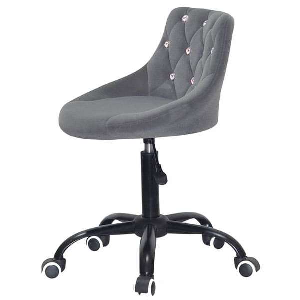 Стілець Onder Mebli FORO+SV BK-OFFICE Сірий B-1004 Оксамит-3