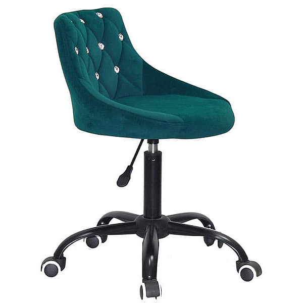 Стілець Onder Mebli FORO+SV BK-OFFICE Зелений B-1003 Оксамит-2