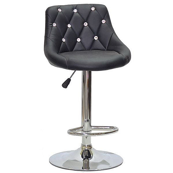 Барный стул Onder Mebli FORO+SV BAR CH-BASE Черный Экокожа-0