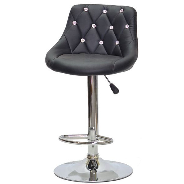 Барный стул Onder Mebli FORO+SV BAR CH-BASE Черный Экокожа-1