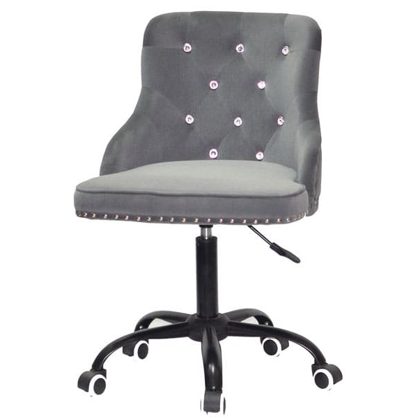 Стілець Onder Mebli OLIMP+SV BK-OFFICE Сірий B-1004 Оксамит-1