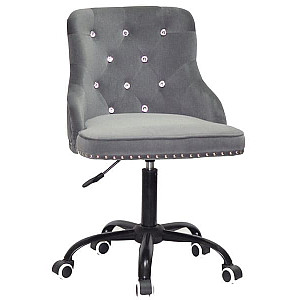 Стілець Onder Mebli OLIMP+SV BK-OFFICE Сірий B-1004 Оксамит