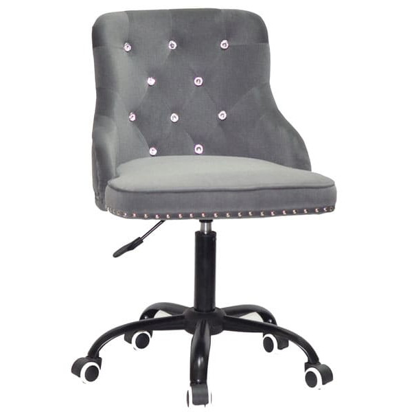 Стілець Onder Mebli OLIMP+SV BK-OFFICE Сірий B-1004 Оксамит-0