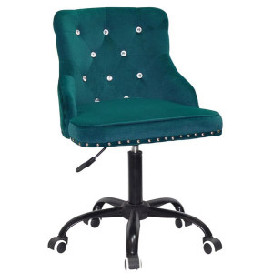 Стілець Onder Mebli OLIMP+SV BK-OFFICE Зелений B-1003 Оксамит