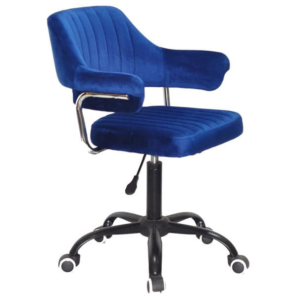 Стілець Onder Mebli Jeff BK-Office Синій B-1026 Оксамит-1