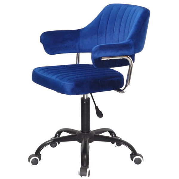 Стілець Onder Mebli Jeff BK-Office Синій B-1026 Оксамит-2
