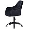 Стул Onder Mebli Mario BK-OFFICE Черный B-1011 Бархат-2-thumb