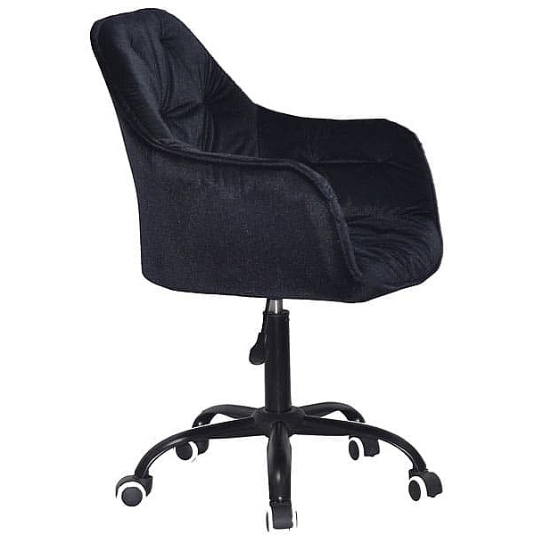 Стул Onder Mebli Mario BK-OFFICE Черный B-1011 Бархат-3