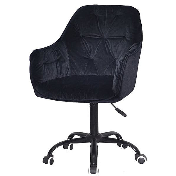 Стул Onder Mebli Mario BK-OFFICE Черный B-1011 Бархат-1