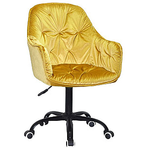 Стул Onder Mebli Mario BK-OFFICE Желтый Y-10 Велюр