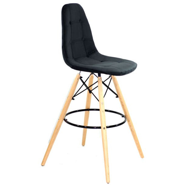 Барный стул Onder Mebli Alex BAR 75 Черный B-4 Бархат-2