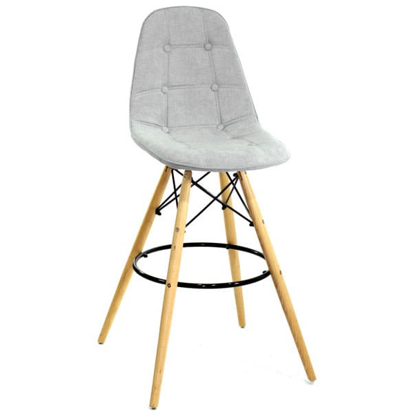 Барний стілець Onder Mebli Alex BAR 75 Сірий G-102 Шеніл-0