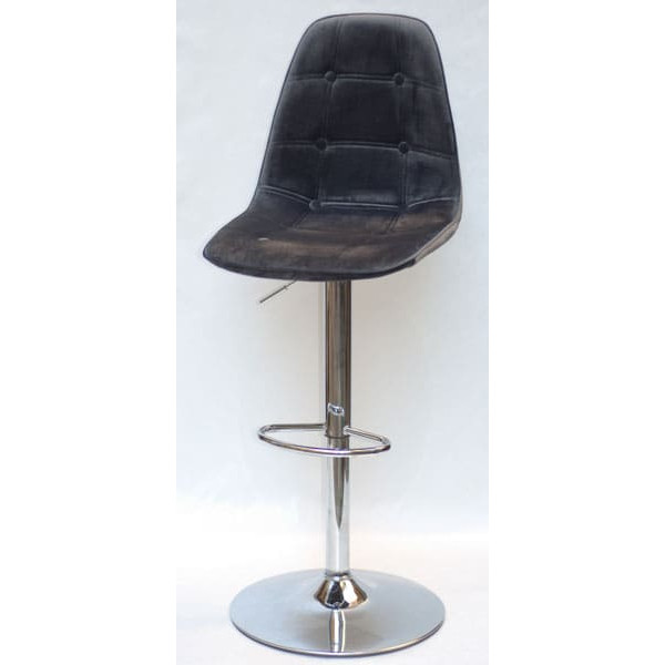 Барный стул Onder Mebli Alex BAR CH-BASE Серый B-3 Бархат-2