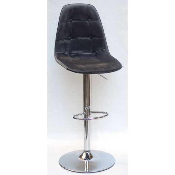 Барный стул Onder Mebli Alex BAR CH-BASE Серый B-3 Бархат-3