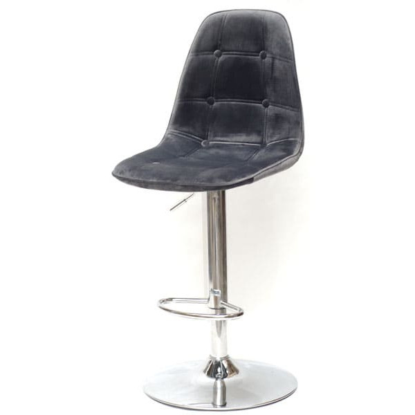 Барный стул Onder Mebli Alex BAR CH-BASE Серый B-3 Бархат-1