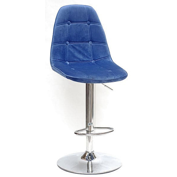 Барный стул Onder Mebli Alex BAR CH-BASE Синий B-1 Бархат-0