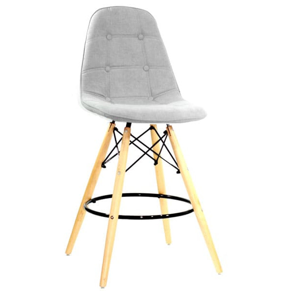 Полубарный стул Onder Mebli Alex BAR 65 Серый G-102 Шенилл-0