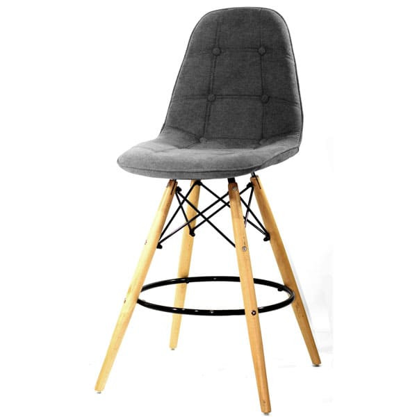 Полубарный стул Onder Mebli Alex BAR 65 Серый G-110 Шенилл-1