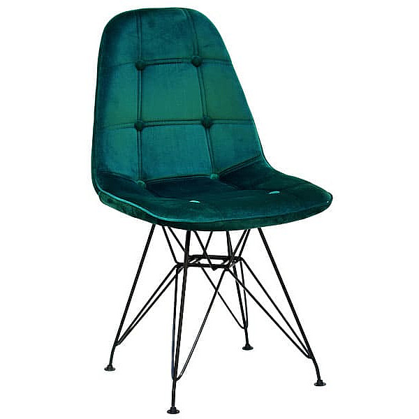 Стілець Onder Mebli Alex BK-ML Зелений B-5 Оксамит-0