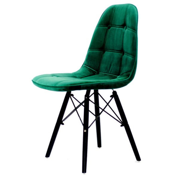 Стілець Onder Mebli Alex BK Зелений B-5 Оксамит-3