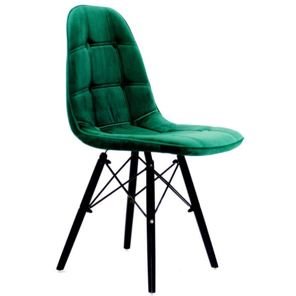 Стілець Onder Mebli Alex BK Зелений B-5 Оксамит-2