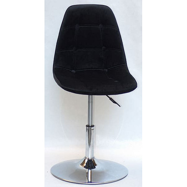 Стілець Onder Mebli Alex CH-BASE Чорний B-4 Оксамит-0