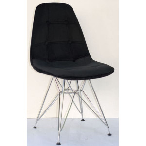 Стілець Onder Mebli Alex CH-ML Чорний B-4 Оксамит