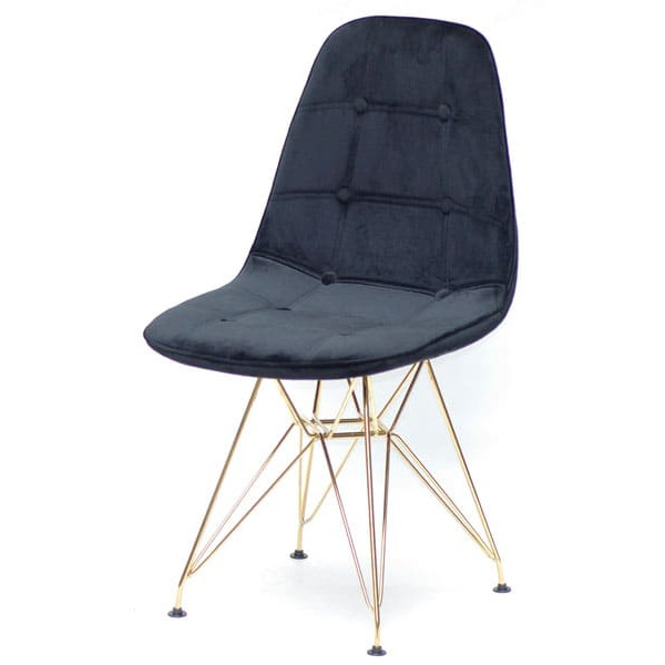 Стул Onder Mebli Alex GD-ML Черный B-4 Бархат-1