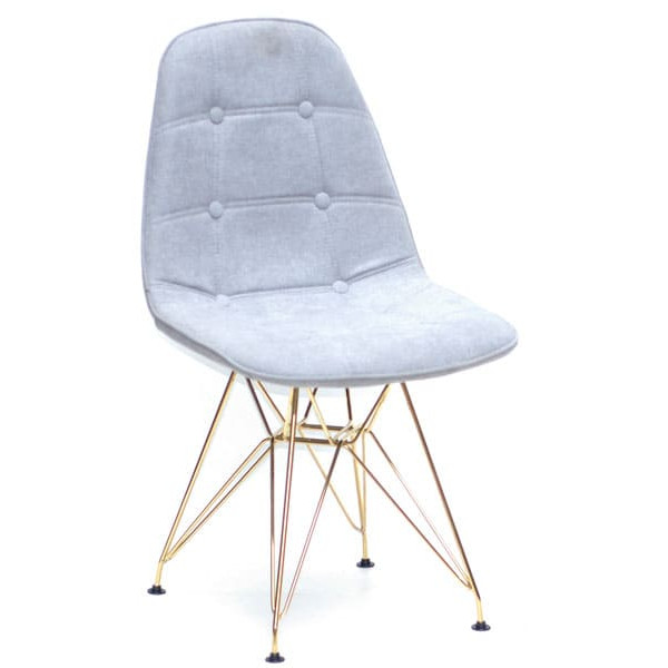 Стілець Onder Mebli Alex GD-ML Сірий G-102 Шеніл-0