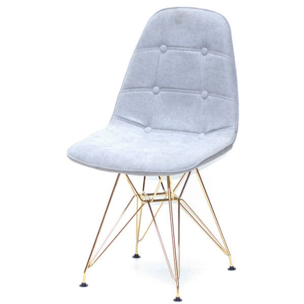 Стілець Onder Mebli Alex GD-ML Сірий G-102 Шеніл-1