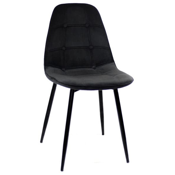 Стул Onder Mebli Alex ML Черный B-4 Бархат-0