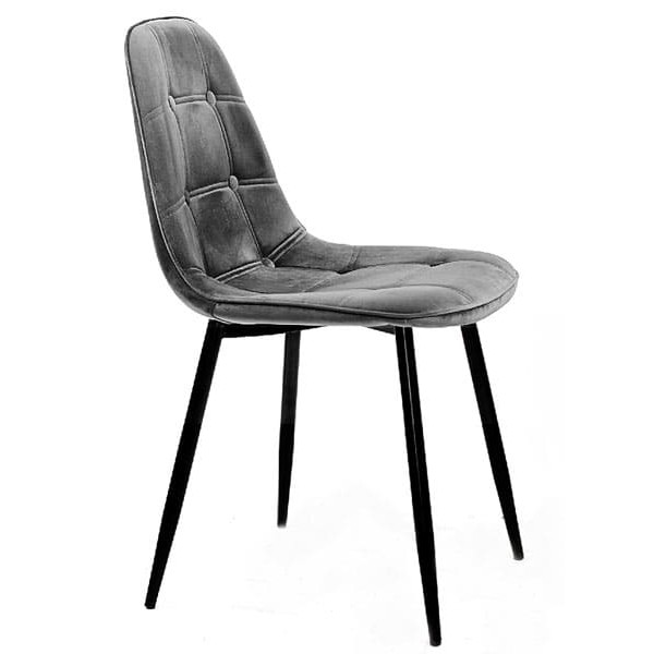 Стілець Onder Mebli Alex ML Сірий B-3 Оксамит-2