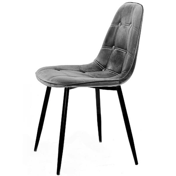 Стілець Onder Mebli Alex ML Сірий B-3 Оксамит-3