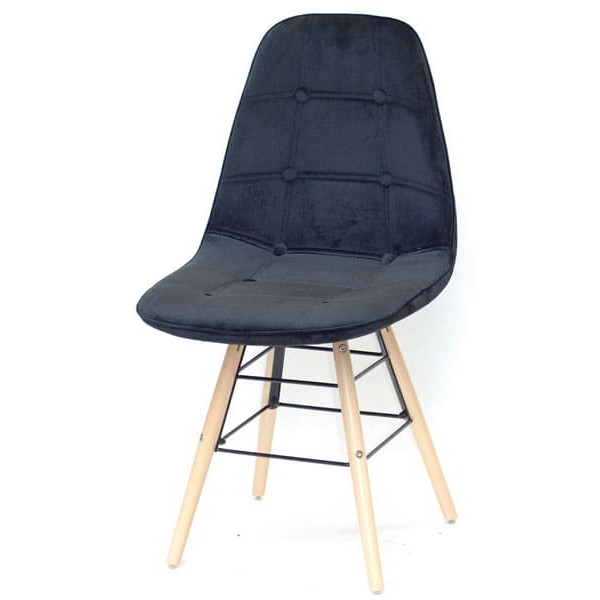 Стул Onder Mebli Alex-Q Черный B-4 Бархат-1