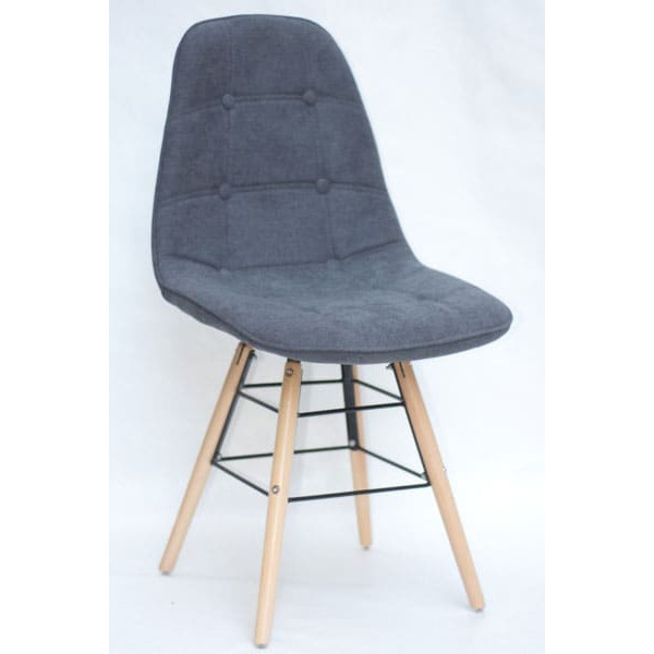 Стілець Onder Mebli Alex-Q Сірий G-110 Шеніл-0