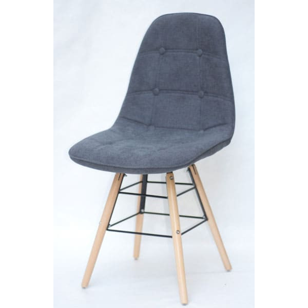 Стілець Onder Mebli Alex-Q Сірий G-110 Шеніл-1