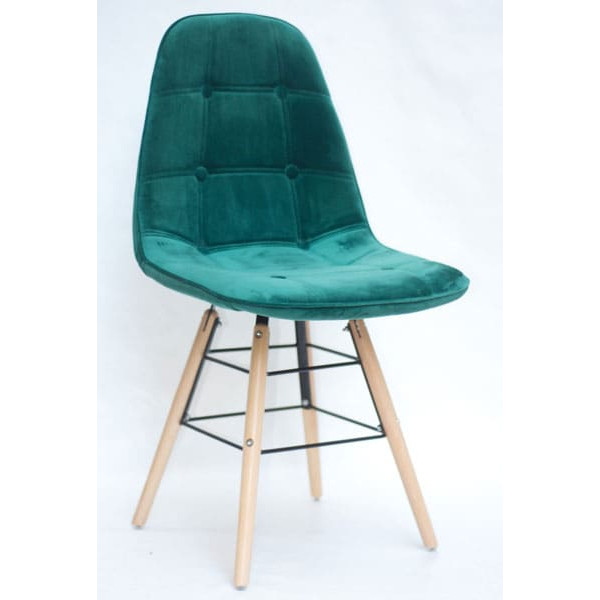 Стул Onder Mebli Alex-Q Зеленый B-5 Бархат-0
