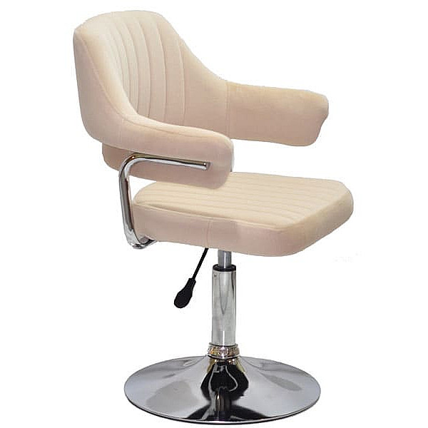 Стул Onder Mebli Jeff CH-BASE Бежевый B-1005 Бархат-1