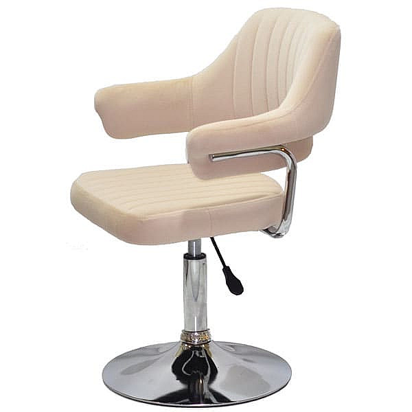 Стул Onder Mebli Jeff CH-BASE Бежевый B-1005 Бархат-2
