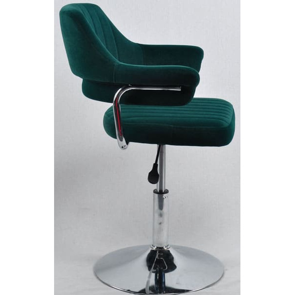 Стілець Onder Mebli Jeff CH-BASE Зелений B-1003 Оксамит-2