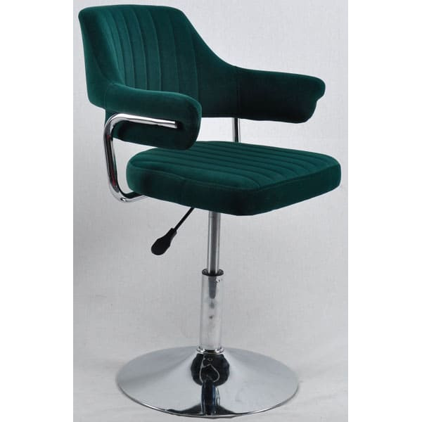 Стілець Onder Mebli Jeff CH-BASE Зелений B-1003 Оксамит-1