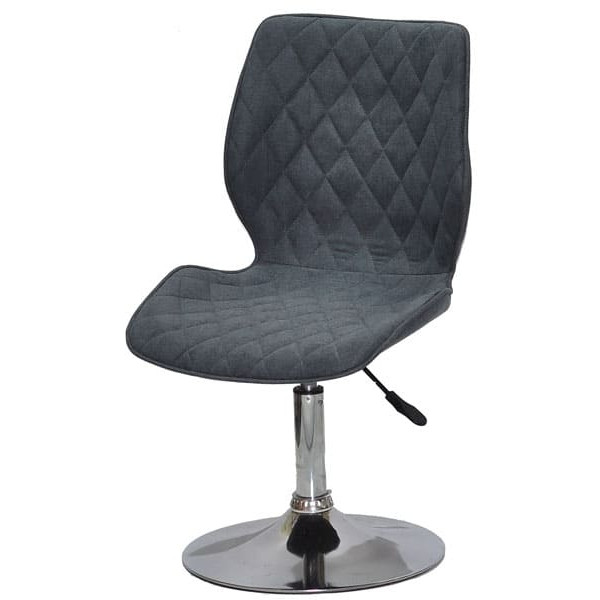 Стілець Onder Mebli Toni CH-BASE Сірий SH-1 Шеніл-1