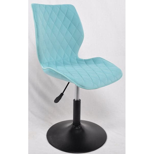 Стілець Onder Mebli Toni BK-BASE Блакитний B-1019 Оксамит-0