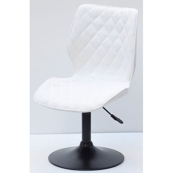 Стул Onder Mebli Toni BK-BASE Белый SH-4 Шенилл-1