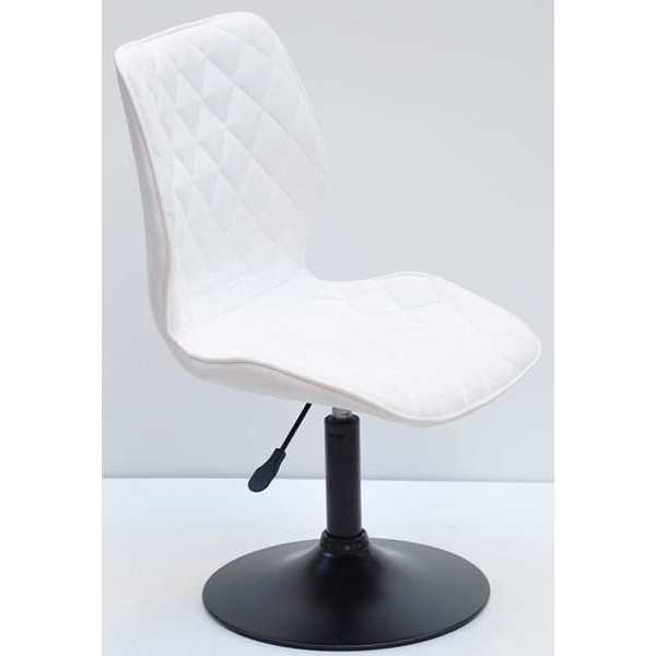 Стул Onder Mebli Toni BK-BASE Белый SH-4 Шенилл-2