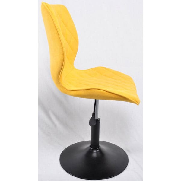 Стілець Onder Mebli Toni BK-BASE Жовтий SH-5 Шеніл-2