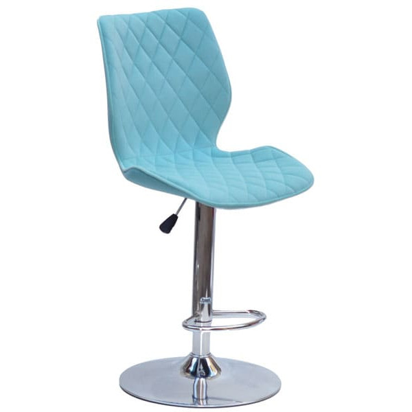 Барний стілець Onder Mebli Toni BAR CH-BASE Блакитний B-1019 Оксамит-0