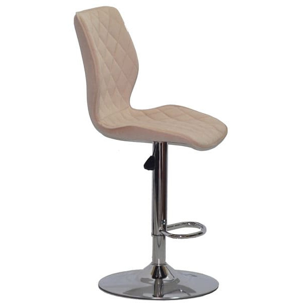 Барний стілець Onder Mebli Toni BAR CH-BASE Бежевий B-1005 Оксамит-2