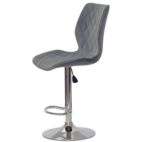 Барный стул Onder Mebli Toni BAR CH-BASE Серый B-1004 Бархат-3